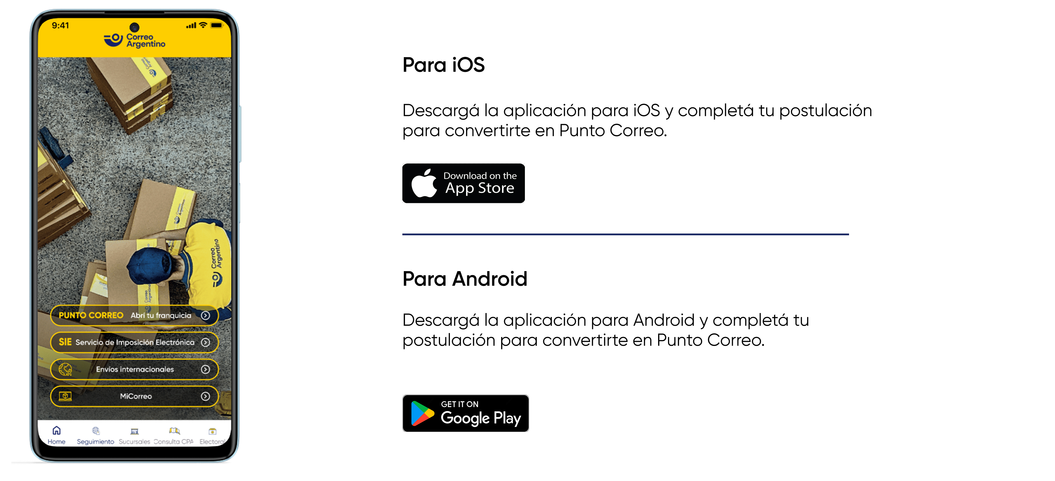 Descargar app Punto Correo